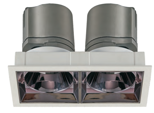 領(lǐng)峰雙頭格柵射燈